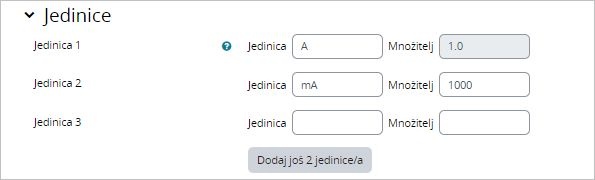 Primjer množitelja mjernih jedinica