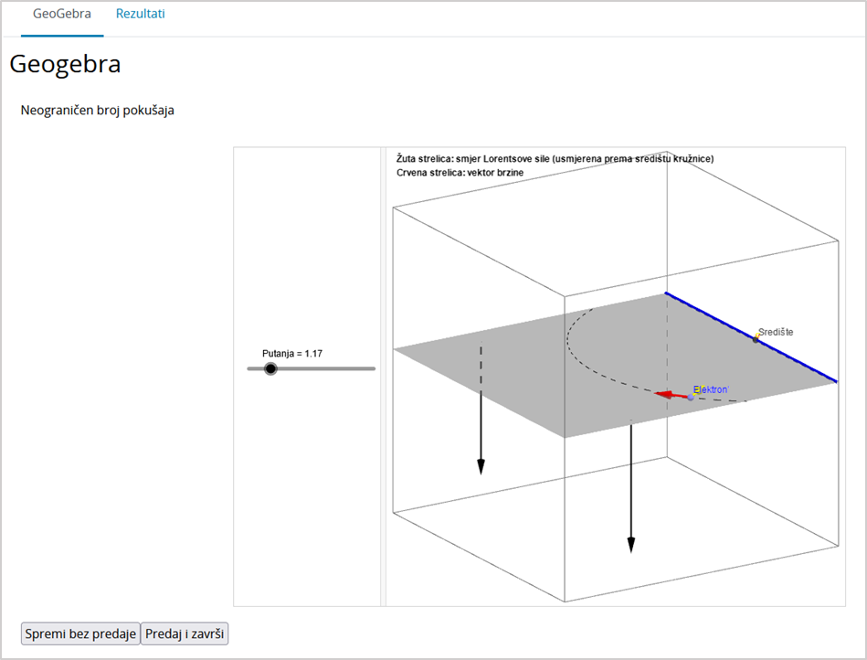 Aktivnost GeoGebra