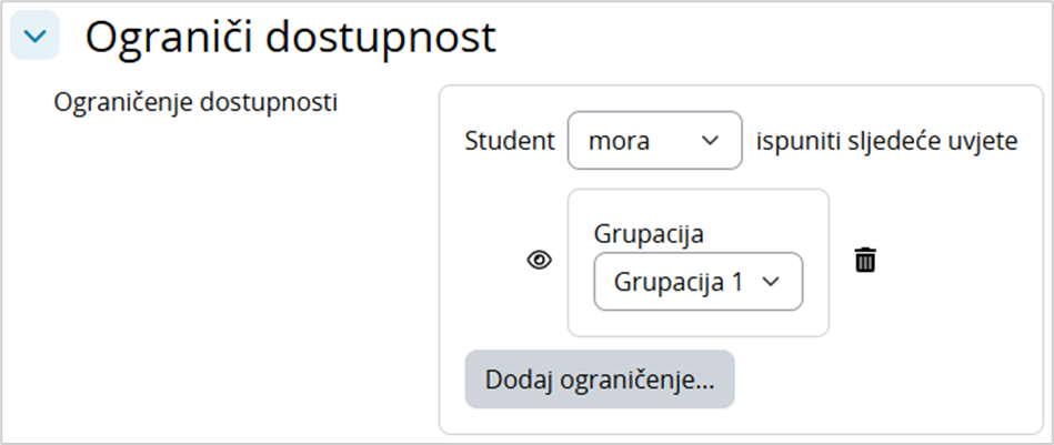Podjela resursa u grupacije