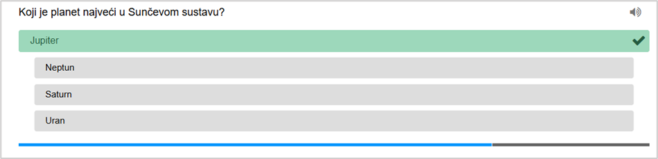 Primjer kviza u H5P alatu