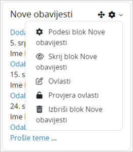 Upravljanje blokovima