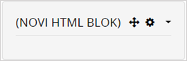 HTML blok